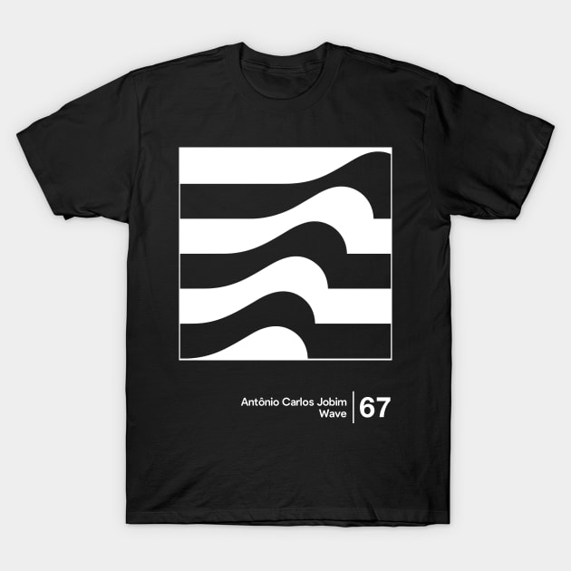 Wave / Minimal Style Graphic Artwork Design T-Shirt by saudade